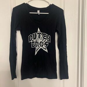 Dutch Bros Black Long Sleeve Tee